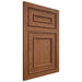 Shiloh Cabinetry Flush Inset Dalton Red Oak Plain Cut Braun Door
