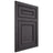 Shiloh Cabinetry Flush Inset Dalton Red Oak Plain Cut Harbor Door