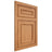 Shiloh Cabinetry Flush Inset Dalton Red Oak Plain Cut Medium Door