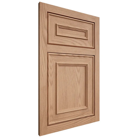 Shiloh Cabinetry Flush Inset Dalton Red Oak Plain Cut Natural Door