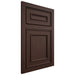 Shiloh Cabinetry Flush Inset Dalton Walnut Plain Cut Bison Door