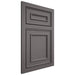 Shiloh Cabinetry Flush Inset Dalton Walnut Plain Cut Cadet Door