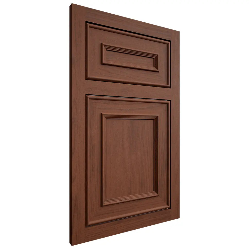 Shiloh Cabinetry Flush Inset Dalton Walnut Plain Cut Rye Door