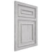 Shiloh Cabinetry Flush Inset Dalton Walnut Plain Cut Stratus Door