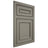Shiloh Cabinetry Flush Inset Dalton Walnut Plain Cut Thyme Door