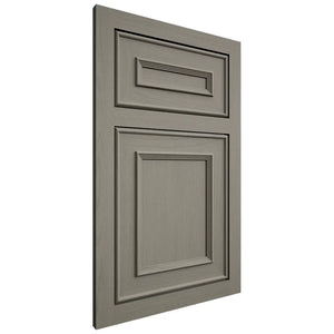 Shiloh Cabinetry Flush Inset Dalton Walnut Plain Cut Thyme Door