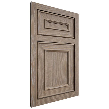 Shiloh Cabinetry Flush Inset Dalton White Oak Plain Cut Almond Door