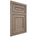 Shiloh Cabinetry Flush Inset Dalton White Oak Plain Cut Almond Door