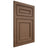 Shiloh Cabinetry Flush Inset Dalton White Oak Plain Cut Autumn Door