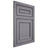 Shiloh Cabinetry Flush Inset Dalton White Oak Plain Cut Cadet Door