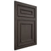 Shiloh Cabinetry Flush Inset Dalton White Oak Plain Cut Creekside Door