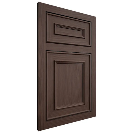 Shiloh Cabinetry Flush Inset Dalton White Oak Plain Cut Dusk Door