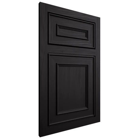 Shiloh Cabinetry Flush Inset Dalton White Oak Plain Cut Espresso Door