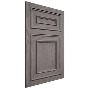 Shiloh Cabinetry Flush Inset Dalton White Oak Plain Cut Flagstone Door