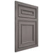 Shiloh Cabinetry Flush Inset Dalton White Oak Plain Cut Flagstone Door