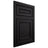 Shiloh Cabinetry Flush Inset Dalton White Oak Plain Cut Ink Door