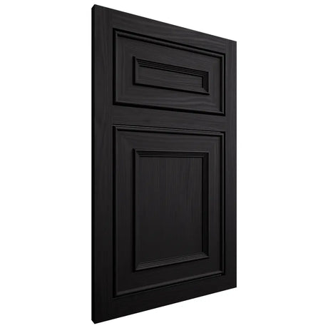 Shiloh Cabinetry Flush Inset Dalton White Oak Plain Cut Ink Door