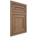 Shiloh Cabinetry Flush Inset Dalton White Oak Plain Cut Medium Door