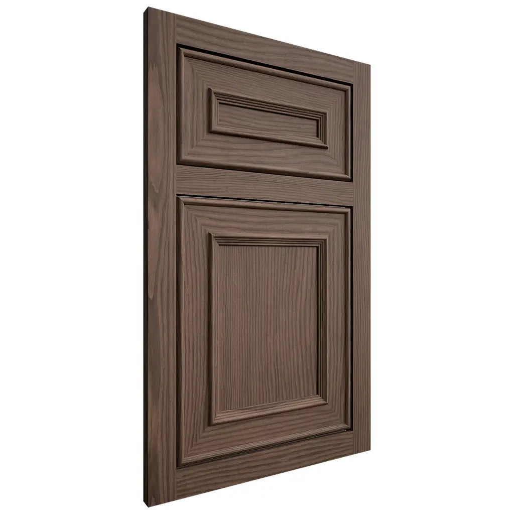 Shiloh Cabinetry Flush Inset Dalton White Oak Plain Cut Mineral Door
