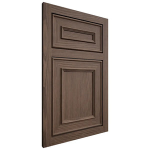 Shiloh Cabinetry Flush Inset Dalton White Oak Plain Cut Mineral Door