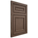 Shiloh Cabinetry Flush Inset Dalton White Oak Plain Cut Mineral Door