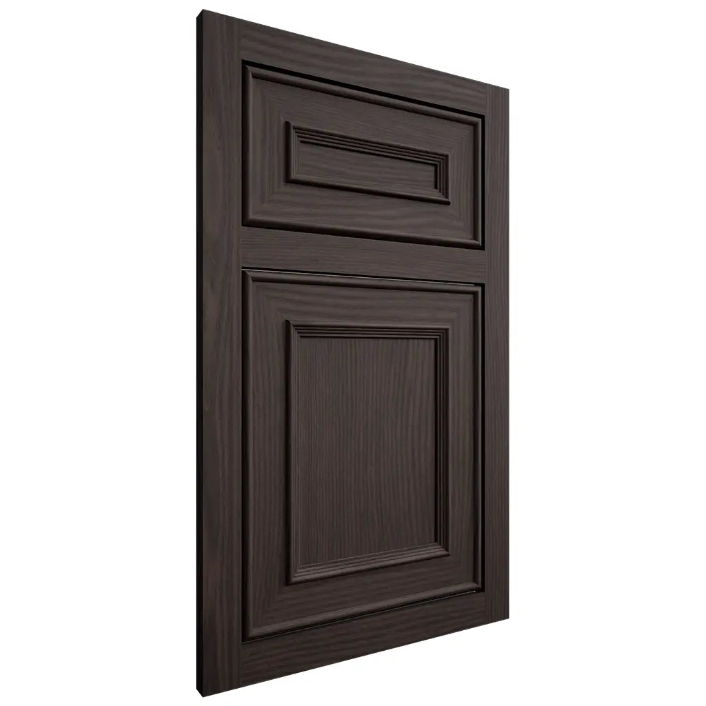 Shiloh Cabinetry Flush Inset Dalton White Oak Plain Cut Morel Door