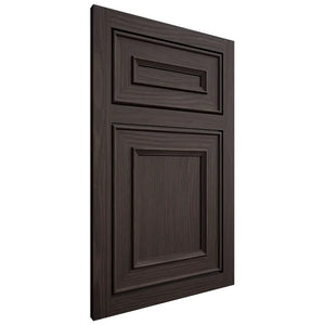 Shiloh Cabinetry Flush Inset Dalton White Oak Plain Cut Morel Door