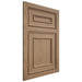 Shiloh Cabinetry Flush Inset Dalton White Oak Plain Cut Natural Door