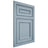 Shiloh Cabinetry Flush Inset Dalton White Oak Plain Cut Sky Door