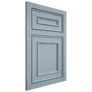Shiloh Cabinetry Flush Inset Dalton White Oak Plain Cut Sky Door