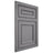 Shiloh Cabinetry Flush Inset Dalton White Oak Plain Cut Sterling Door