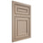 Shiloh Cabinetry Flush Inset Dalton White Oak Plain Cut Straw Door