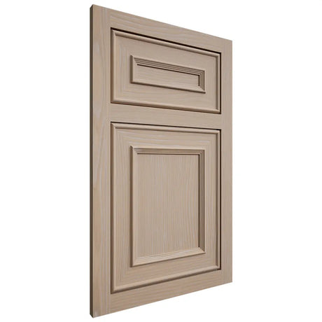 Shiloh Cabinetry Flush Inset Dalton White Oak Plain Cut Straw Door