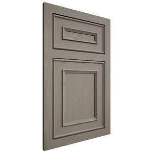 Shiloh Cabinetry Flush Inset Dalton White Oak Plain Cut Thyme Door