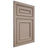 Shiloh Cabinetry Flush Inset Dalton White Oak Plain Cut Whitewash Door