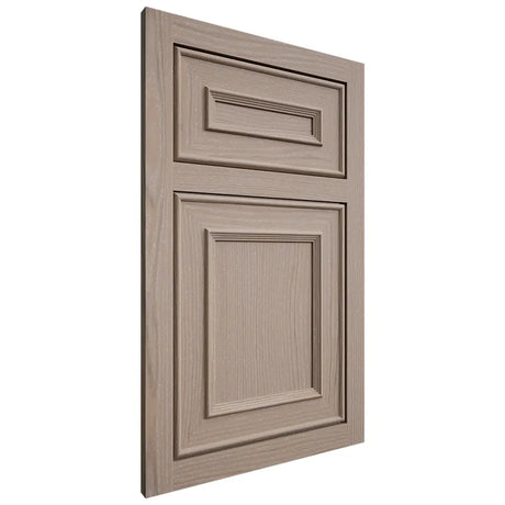 Shiloh Cabinetry Flush Inset Dalton White Oak Plain Cut Whitewash Door