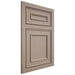 Shiloh Cabinetry Flush Inset Dalton White Oak Plain Cut Whitewash Door