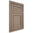 Shiloh Cabinetry Flush Inset Dalton White Oak Quarter Sawn Almond Door