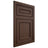 Shiloh Cabinetry Flush Inset Dalton White Oak Quarter Sawn Braun Door