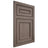 Shiloh Cabinetry Flush Inset Dalton White Oak Quarter Sawn Clay Door