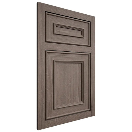 Shiloh Cabinetry Flush Inset Dalton White Oak Quarter Sawn Clay Door