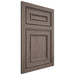 Shiloh Cabinetry Flush Inset Dalton White Oak Quarter Sawn Clay Door
