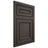 Shiloh Cabinetry Flush Inset Dalton White Oak Quarter Sawn Creekside Door