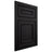 Shiloh Cabinetry Flush Inset Dalton White Oak Quarter Sawn Ink Door