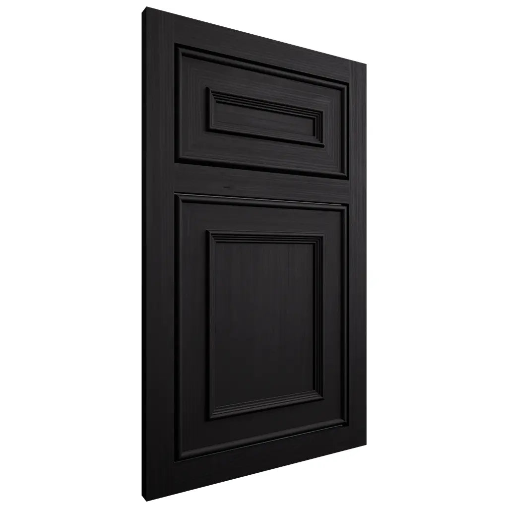 Shiloh Cabinetry Flush Inset Dalton White Oak Quarter Sawn Ink Door