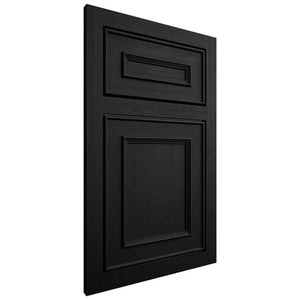 Shiloh Cabinetry Flush Inset Dalton White Oak Quarter Sawn Ink Door