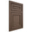 Shiloh Cabinetry Flush Inset Dalton White Oak Quarter Sawn Mineral Door