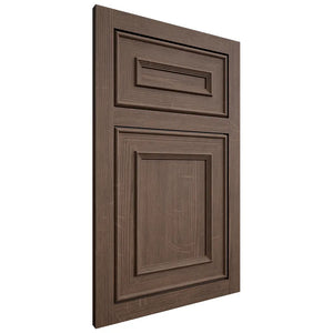 Shiloh Cabinetry Flush Inset Dalton White Oak Quarter Sawn Mineral Door
