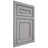Shiloh Cabinetry Flush Inset Dalton White Oak Quarter Sawn Stratus Door
