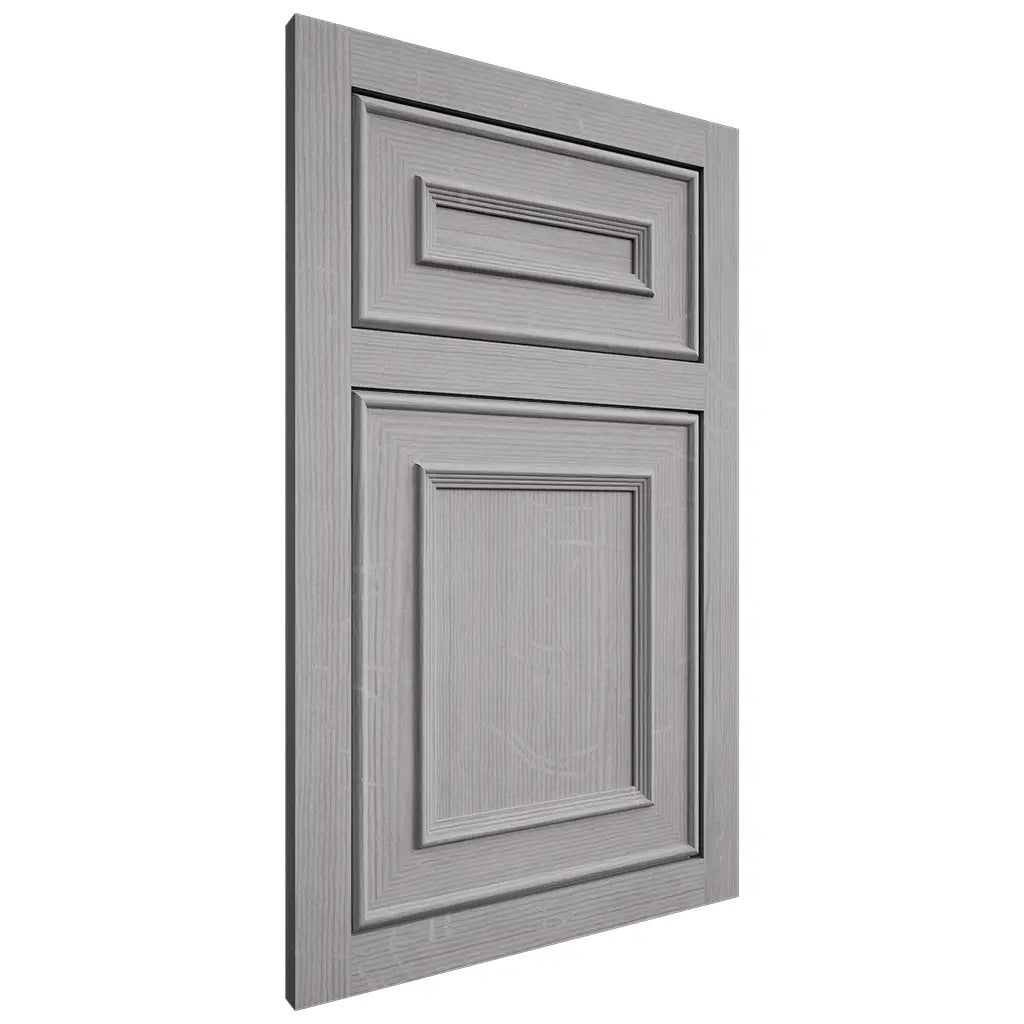 Shiloh Cabinetry Flush Inset Dalton White Oak Quarter Sawn Stratus Door